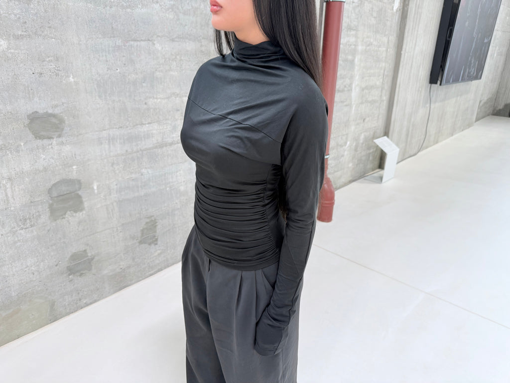 AIMrn Sculpt Long Sleeve Top – Black