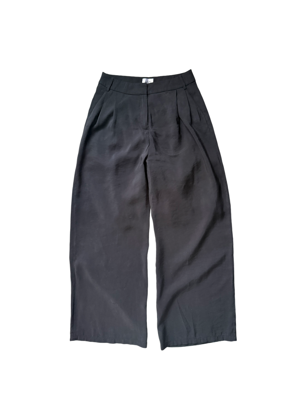 straight leg comfort pantalon - BLACK